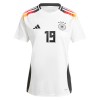 Camiseta de fútbol Alemania Sane 19 Primera Equipación Euro 2024 - Mujer